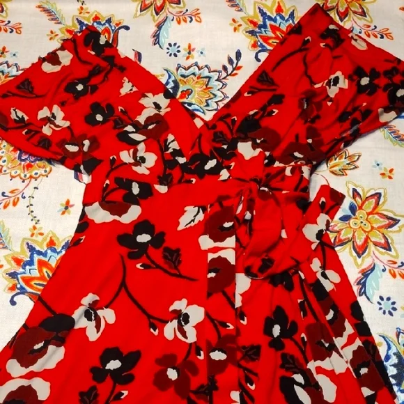 BCBG MAXAZRIA Large Wrap Dress - Picture 1 of 6